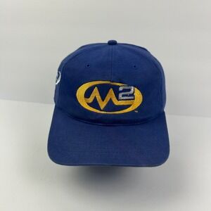 Vintage 90s‎ Moog Chassis Parts Hat Cap Strap Back Adjustable Blue Nascar Adult